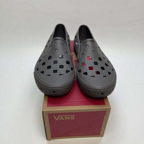 Vans Slip-On Mule TRK Pewter Dark Grey Men 7 / Wom 8.5 US Water Shoe Sandal NEW - Picture 3 of 11